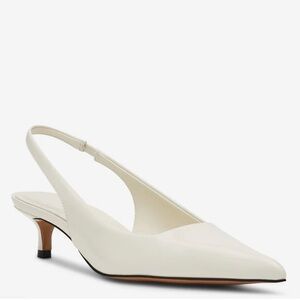 Steve Madden Kittie Pump in Bone Patent Size 9.5